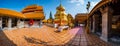 Panorama of Wat Phra That Doi Suthep or Phra That Doi Suthep temple in Chiang Mai province