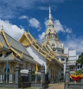 Panorama Wat Sothonwararam Royalty Free Stock Photo