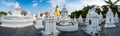 Panorama of Wat Suan Dok or Buppharam Temple in Chiang Mai Province