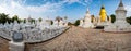 Panorama of Wat Suan Dok or Buppharam Temple in Chiang Mai Province