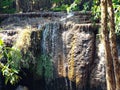 Panorama of the waterfall. Thailand. Natural look