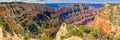 Panorama from Wedding Site Cape Royal Grand Canyon North Rim AZ Royalty Free Stock Photo