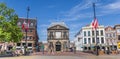 Panorama of the weigh house on the market square in Gouda
