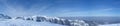 Panorama from western alps Royalty Free Stock Photo