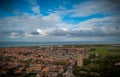 westkapelle netherlands zeeland panorama cityscape houses tiled roofs holland town old tiles More Westkapelle cityscape