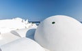 Panorama of white city and the blue sea, Egypt. Royalty Free Stock Photo