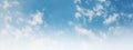 panorama white cloud and blue sky background Royalty Free Stock Photo