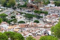 Panorama of white village of Mijas. Costa del Sol, Andalusia. Spain. Royalty Free Stock Photo