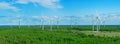 A panorama wind farm in Estonia