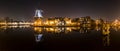 Panorama with Windmill in Haarlem