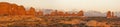 Panorama of the Windows section of Arches NP Royalty Free Stock Photo