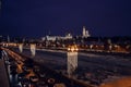 Panorama of winter Moscow apital of Russia. Kremlin, Kremlin wall, churches, Grand Kremlin Palace