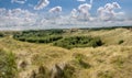 Panorama of Wittdun dunes on Amrum island, North Frisia, Schleswig-Holstein, Germany Royalty Free Stock Photo