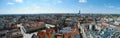 Panorama of Wroclaw city Poland Old town cityscape