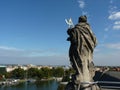 Panorama of Wroclaw from the roof of the University of Wroclaw Royalty Free Stock Photo