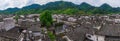 Panorama of Xidi Village Royalty Free Stock Photo