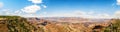 Panorama: Yaki Point - Grand Canyon, South Rim, Arizona, AZ Royalty Free Stock Photo