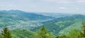 Panorama of Yaremche in Carpathians Royalty Free Stock Photo