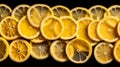 panorama yellow lemon fruit background generative ai