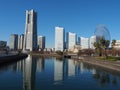 Panorama of Yokohama City in Japan Royalty Free Stock Photo