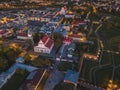 Panorama of Zamosc Royalty Free Stock Photo