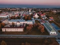 Panorama of Zamosc Royalty Free Stock Photo