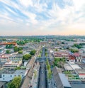 Panorama of Yanghe Building and Historical and Cultural Street, Zhengding County, Shijiazhuang City, Hebei Province, China