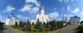 Panorama of Zilant's orthodox monastery in Kazan