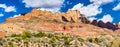 Panorama of Zion National Park at Springdale, Utah