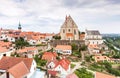 Panorama of Znojmo, Czech Republic.