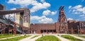 Panorama of the Zollverein Coal Mine Industrial Complex in Essen