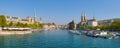 Panorama of Zurich Royalty Free Stock Photo