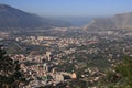 Panorama ÃÂ° ZEN quarter and sea, Palermo Royalty Free Stock Photo