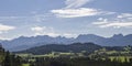 Panoramablick Tannheimer Berge