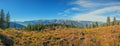 Panoramac picture of the Karwendel mountains
