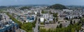 The panoramagram of the Jiuzhou town Royalty Free Stock Photo