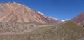 Panoramaic Mountain Views, Aconcagua NP, Argentina. Royalty Free Stock Photo