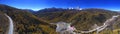 Panoramaof Snow Mountain `Baima` Royalty Free Stock Photo