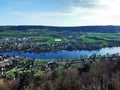 Panoramas from the viewpoint at Hohenklingen Castle, Stein am Rhein