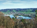 Panoramas from the viewpoint at Hohenklingen Castle, Stein am Rhein