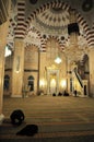 Architecture and interior decoration of the mosque Heart of Chechnya in the city of Grozny. Russia, the North Caucasus.