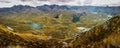 Panoramatic view of Cajas National Park, Ecuador Royalty Free Stock Photo