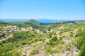 Hills near Brusje, Hvar, Croatia Royalty Free Stock Photo