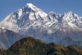 Panoramatic view from Jaljala pass of Dhaulagiri