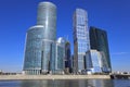 Panorame of business centre Moscow-city. Moscow