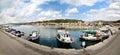 Panorame of Nea Skioni (greece) Royalty Free Stock Photo