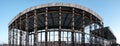 Panoramic abandoned construction