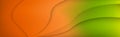 Panoramic abstract web background red orange gradient - Vector Royalty Free Stock Photo