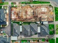 view of Suburban Melbourne housing, roof tops, the streets and the parks NSW Australia