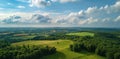 panoramic aerial shots of the french countryside